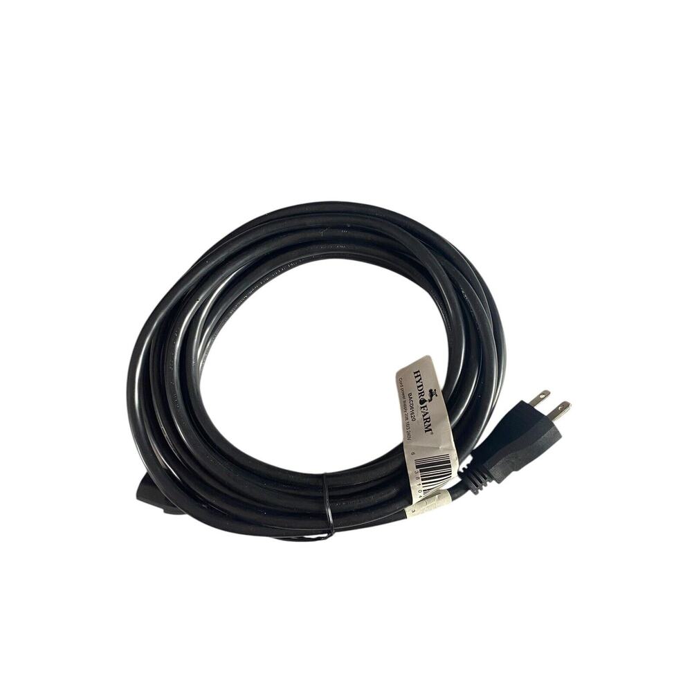 Hydrofarm BACD61620 Cord Power Supply 20ft 16/3 240v